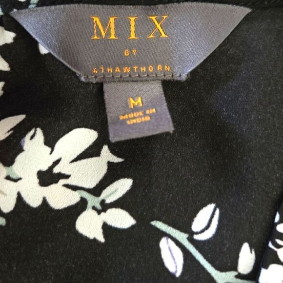 EC MIX BY 41HAWRHORN FLORAL DRESS WITH POCKET SZ. M - Picture 3 of 5